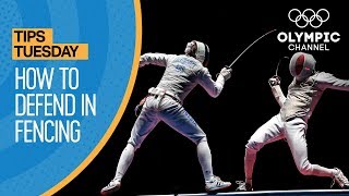 How To ParryDefend in Fencing  Olympians Tips [upl. by Attelrahc]