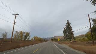 Driving from Tonasket to Oroville Washington [upl. by Yeniar726]