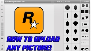 GTA Online  How To Upload Custom Images For Your GTA Crew Emblem PAID [upl. by Valorie]