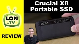 Crucial 1TB X8 Portable USBC SSD Review [upl. by Eirrek280]