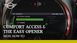 Comfort Access and the Easy Opener  MINI HowTo [upl. by Eetnahc545]