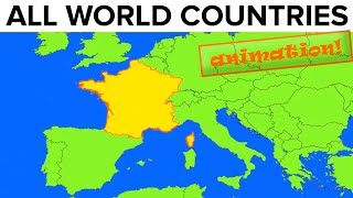 All World Countries · Map  Flag  Capital City  Pronunciation [upl. by Aitram431]