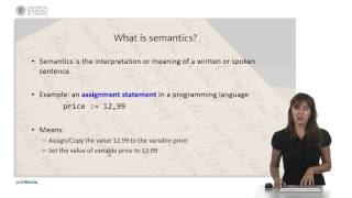 Programming Logic and Languages Syntax and semantics   UPV [upl. by Knut]