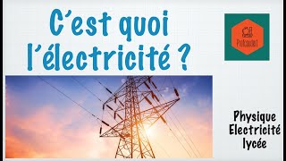 Cest quoi lélectricité [upl. by Elita]