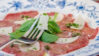 How to Make the Best Beef Carpaccio Recipe  Receta de Carne de Carpaccio  Carpaccio [upl. by Marcos]