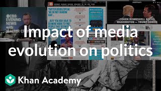 Impact of media evolution on politics  US government and civics  Khan Academy [upl. by Noslen815]