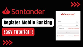 Register Santander Bank Account Online  Santander Bank Mobile Banking [upl. by Frodeen130]