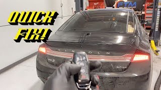 20132016 Lincoln MKZ Battery Draw Issues and Power Trunk Lid Inoperative Quick Diagnostics Tips [upl. by Atiuqihc142]