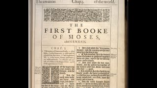 1611 King James Bible  Genesis ORIGINAL Ch 1 to 5 [upl. by Kingsley218]