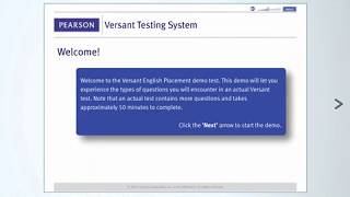 Versant English Placement Test  Product Tour [upl. by Oliver]