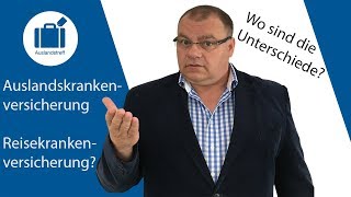 Reisekrankenversicherung oder Auslandskrankenversicherung II Die Unterschiede [upl. by Territus]