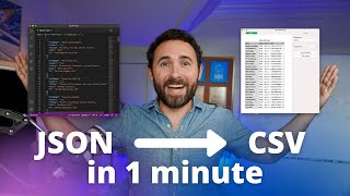 How to convert a JSON to CSV in 1 minute  JSON to CSV [upl. by Otrevlig]