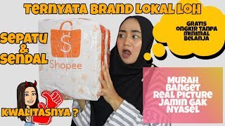 Shopee Haul Sepatu amp Sendal Murah Part 2 Tanty Rahayu [upl. by Ardnaed]