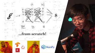 Building a neural network FROM SCRATCH no TensorflowPytorch just numpy amp math [upl. by Marius]