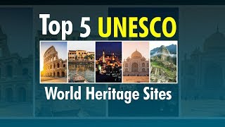 Top 5 World Heritage Sites to Visit  World Heritage Day  TajMahal  5 Famous Places  World News [upl. by Vonni]