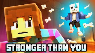 quotSTRONGER THAN YOU  Frisk Versionquot UNDERTALE Minecraft Music Video  3A Display [upl. by Heda]