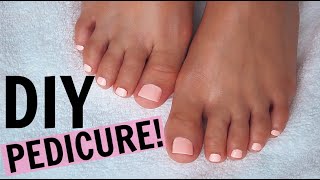 StepByStep Pedicure at HOME  SAVE TIME [upl. by Linson654]