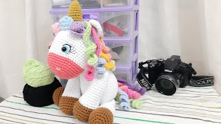 Cómo tejer Unicornio Fantasy amigurumi a crochet  Patrón Tutorial completo [upl. by Nnahgiel]