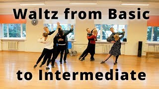 Waltz Basic Steps Dance Lesson for Beginners SOLO  Ballroom Mastery TV [upl. by Nnainot]