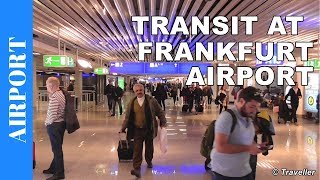 TRANSIT WALK AT FRANKFURT Airport FRA Terminal 1  Connection Flight Transfer Arriving amp Departing [upl. by Anial578]