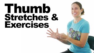 7 Thumb Joint CMC Stretches amp Exercises [upl. by Noffets281]