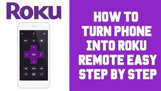 How To Setup Roku Remote App on Phone  Turn Phone Into Roku Remote [upl. by Loriner]