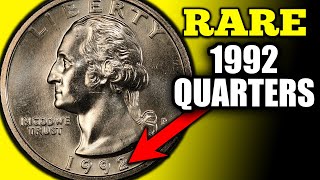 1992 Quarters Worth Money That SOLD at Coin Auctions [upl. by Dnomyaw848]