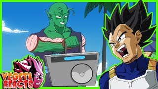 Vegeta Reacts To Piccolo Vs Kami RAP BATTLE DBZ Parody [upl. by Eidroj]