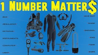 Scuba Diving GEAR COST The 1 Number you need to know [upl. by Bidget135]