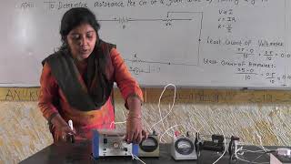 TO DETERMINE RESISTANCE OF A GIVEN WIRE BY PLOTTING GRAPH FOR POTENTIAL DIFFERENCE VS CURRENT [upl. by Bernelle]