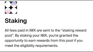 How to Stake Immutable X IMX tokens [upl. by Irep402]