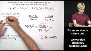 Gas Stoichiometry Equations Part 1 [upl. by Maupin113]