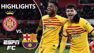 Girona vs Barcelona  La Liga Highlights  ESPN FC [upl. by Imoyn]