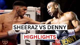 Hamzah Sheeraz vs Tyler Denny Highlights amp Knockouts [upl. by Anilasor]