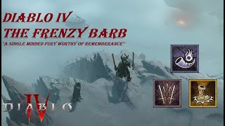 Diablo 4 S3 Frenzy Barb Showcase  IT WORKS [upl. by Kassity762]