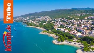 Crikvenica  der beliebte Badeort in der Kvarner Bucht Kroatien [upl. by Akinahc]