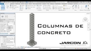 Columnas  pilares estructurales  Tutorial Revit 2018 [upl. by Driskill]