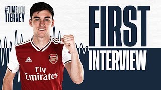 Kieran Tierneys first Arsenal interview [upl. by Shalna299]