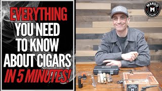 CIGARS 101  Everything You Need to Know About Cigars in 5 Minutes [upl. by Rockie95]