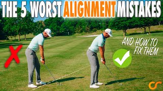 The 5 WORST ALIGNMENT MISTAKES Golfers Make amp How To Easily Fix Them [upl. by Somerset684]