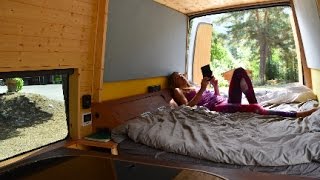 How to convert a Van in to an OffGrid Camper in 17 Days [upl. by Avalsorim460]