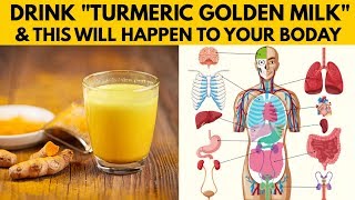 🍹 8 INCREDIBLE Benefits of Drinking TURMERIC MILK amp Turmeric Golden Milk RECIPE [upl. by Bernetta]