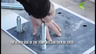 Base Plate Installation Using Chemfix EASF Chemical Anchor [upl. by Wons301]