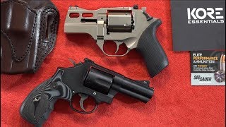 Chiappa Rhino 30DS vs Smith amp Wesson Performance Center Model 19 Carry Comp [upl. by Einnok720]