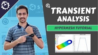 Transient Structural Analysis using Hypermesh Optistruct Tutorial [upl. by Miof Mela]