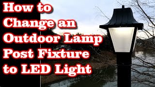 How to Install an Outdoor Lamp Post Light Fixture [upl. by Oran]