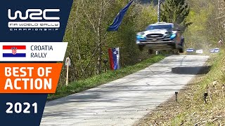 Best of rally action Croatia Rally 2021 [upl. by Adeehsar]