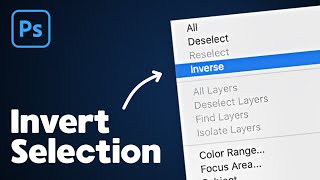 How to Invert Selection in Photoshop [upl. by Aubarta]