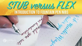 Introduction to Stub and Flex Nib Fountain Pens [upl. by Adnaral637]