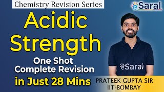 Acidic Strength in Organic Chemistry  Quick Revision by Prateek Sir  Class 11 JEE amp NEET  eSaral [upl. by Marleah41]